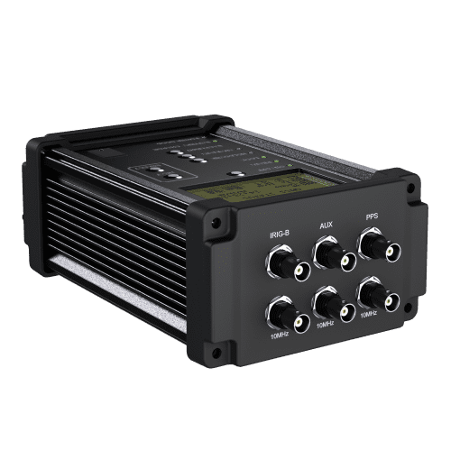 NR300 portable frequency reference feature Rubidium holdover provides stability of 1 ppb for 4 hours- 10 MHz, PPS and IRIG outputs