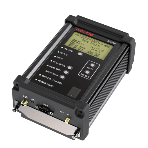 NR300 portable frequency reference feature Rubidium holdover provides stability of 1 ppb for 4 hours- 10 MHz, PPS and IRIG outputs