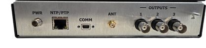 PTP/NTP time server with 10 MHz, IRIG and PPS outputs