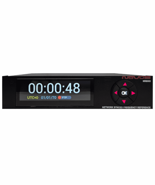 NR8002 5-Channel 10 MHz OCXO Reference Locked to PTP/NTP Time Server